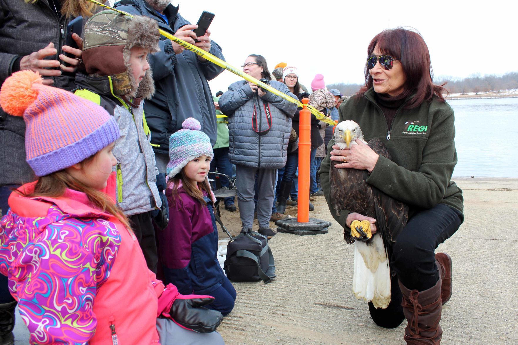 Marge shows adult eagle